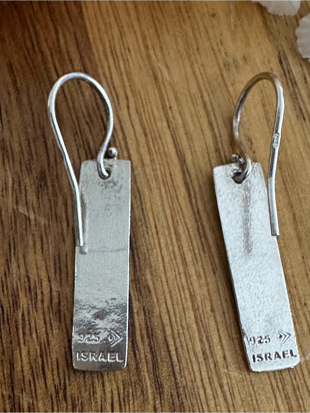 Silpada Silver Textured Rectangular Drop Earrings - Picture 6 of 6